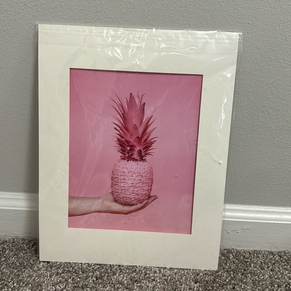 Pink Pineapple Art Print